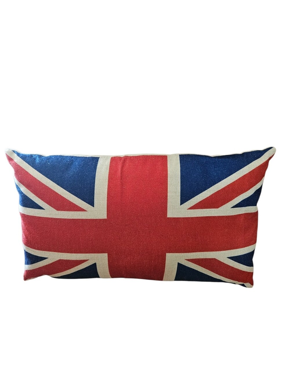 Union Jack Decorative Pillow - Red, Blue & White British FLAG PILLOW